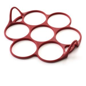 Norpro Silicone Silver Dollar Pancake Egg Rings 7 Count - Brand New
